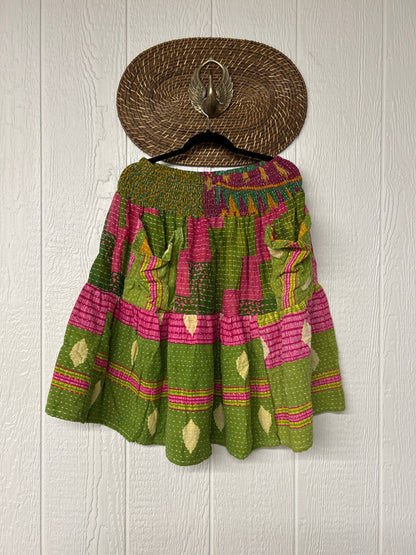 Pareo Kantha Meadow Skirt 0826 275