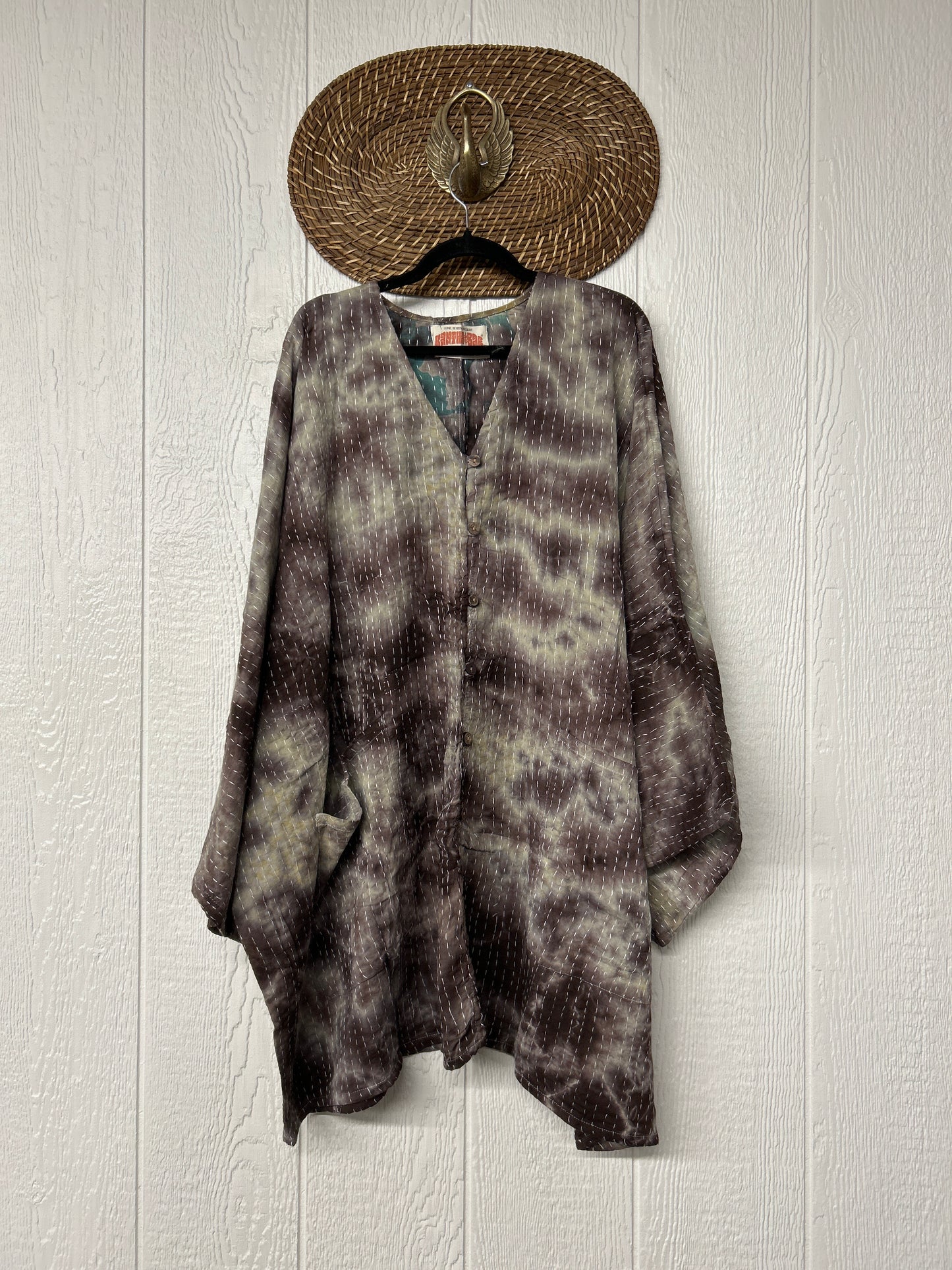 Pareo Kantha Gaia Button-Down Kimono 0526 061