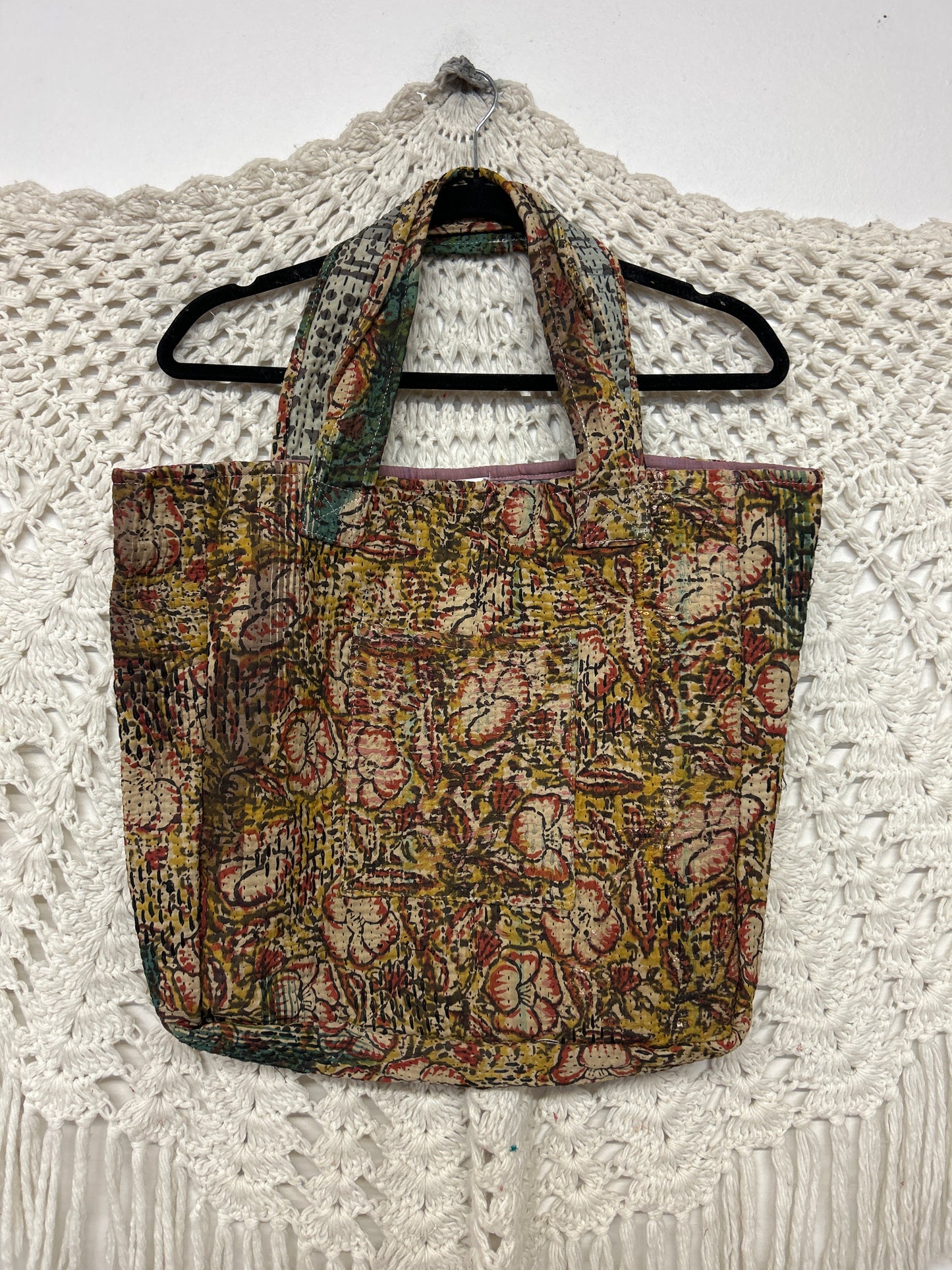 Kantha Pocket Tote - 2