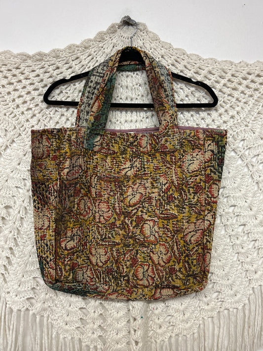 Kantha Pocket Tote - 2