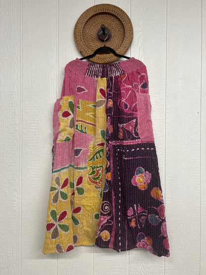 Pareo Kantha Butterfly Cargo Skirt 0426 236