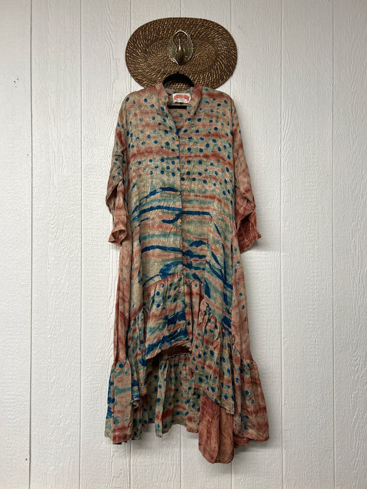 Crepe Sari Dahlia Duster Dress 0326 226