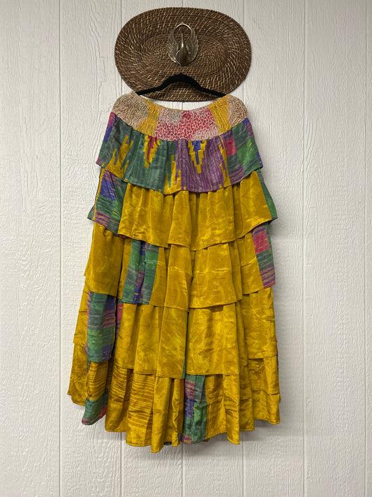 Rasgulla Sari Venus Ruffle Maxi 1125 031