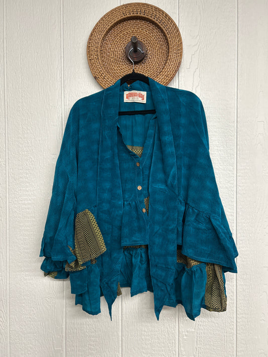 Crepe Sari Wild Rose Top 1225 072