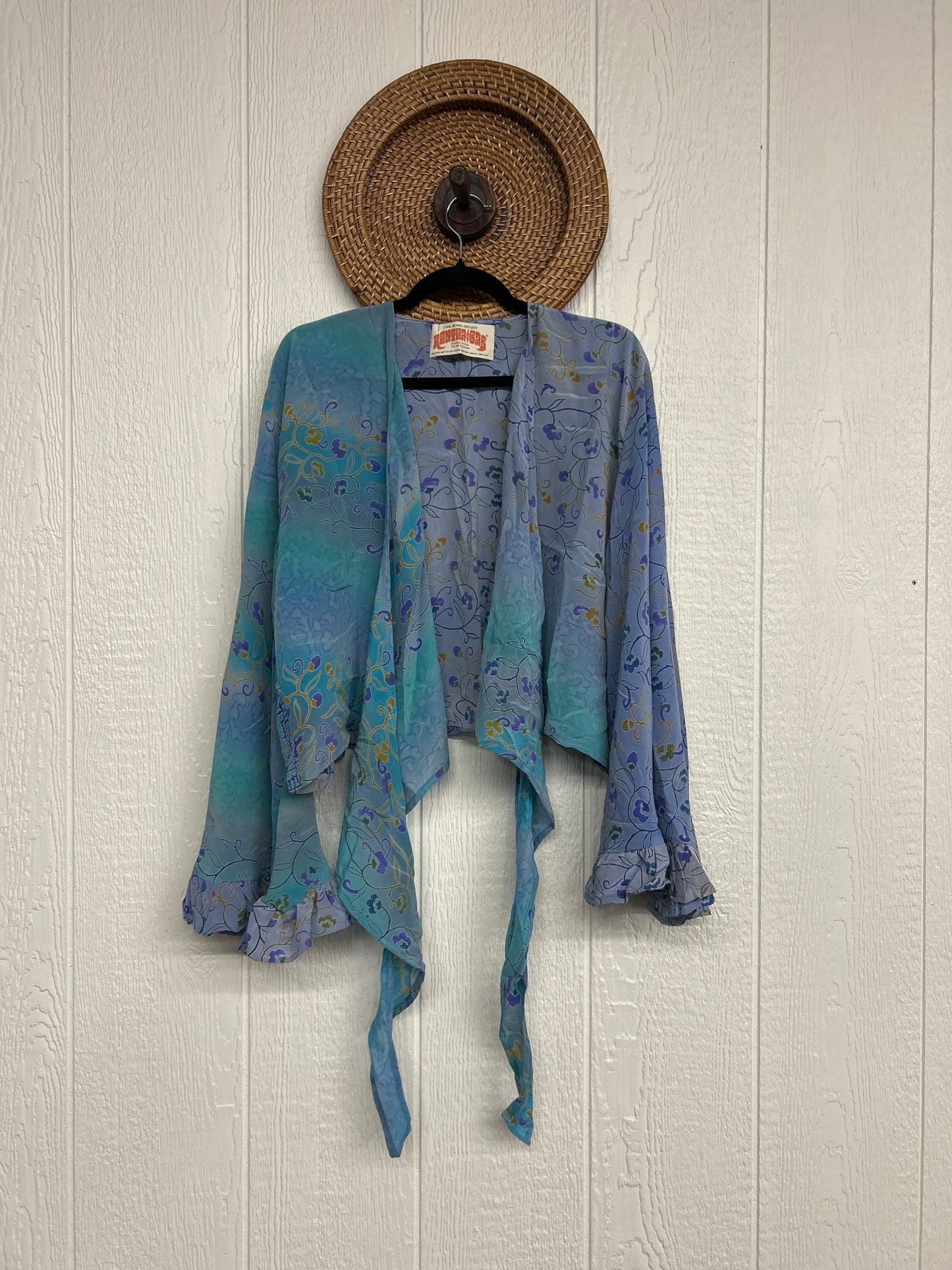 Crepe Sari Zeppelin Crop Shrug 0426 204