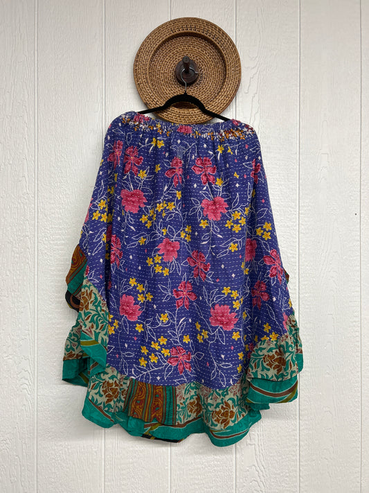 Pareo Kantha Wild Rose Skirt 0426 145