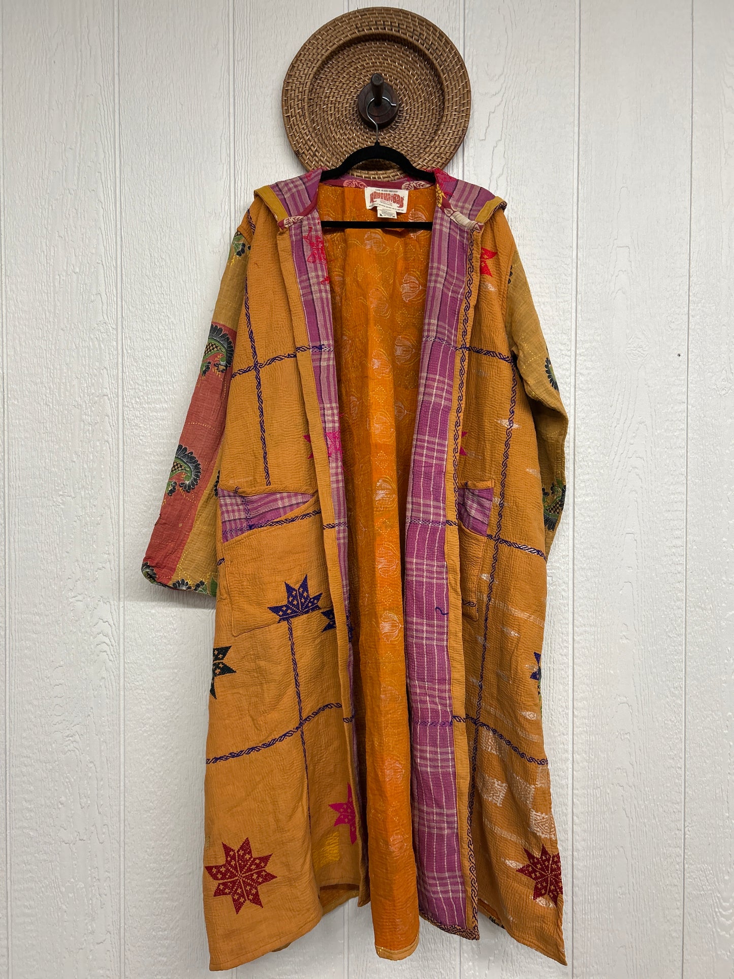 Fine Kantha Rising Sun Coat 1125 142