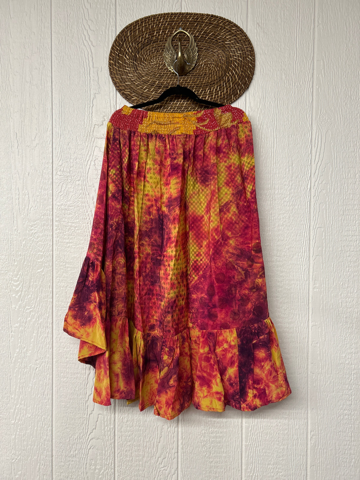 Crepe Sari Dahlia Skirt 1026 102