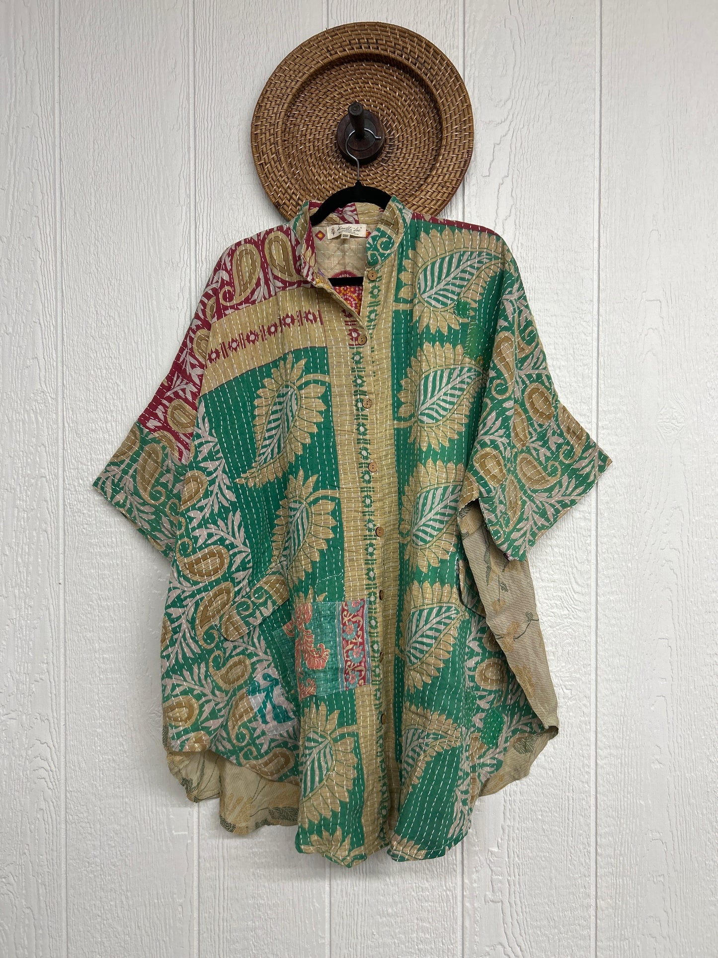 Pareo Kantha Free To Be Button-Down 0426 064
