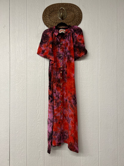 Crepe Sari Summer Woodstock Duster 0626 161