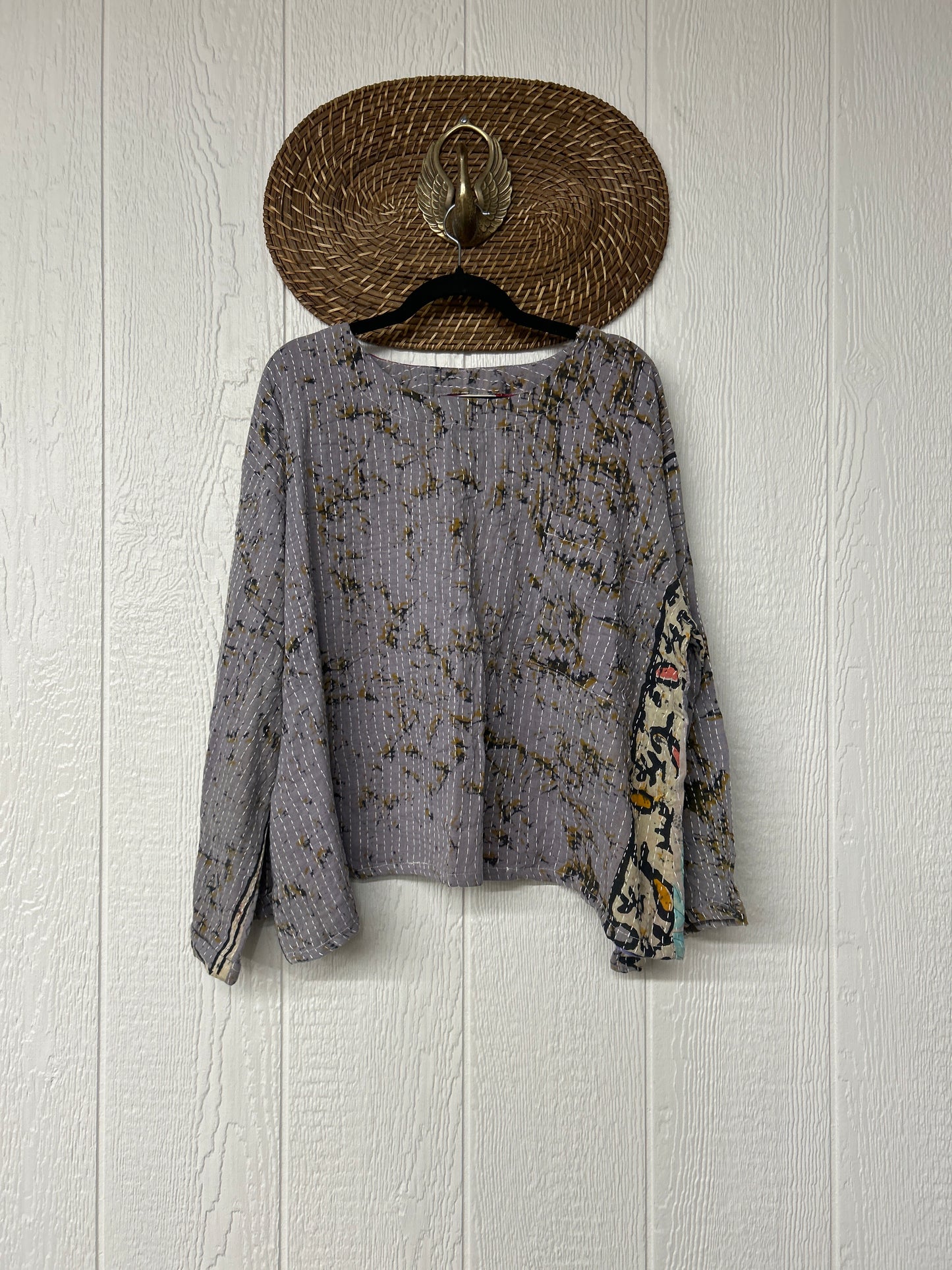 Pareo Kantha Wanderer Pocket Crop Top 0226 169