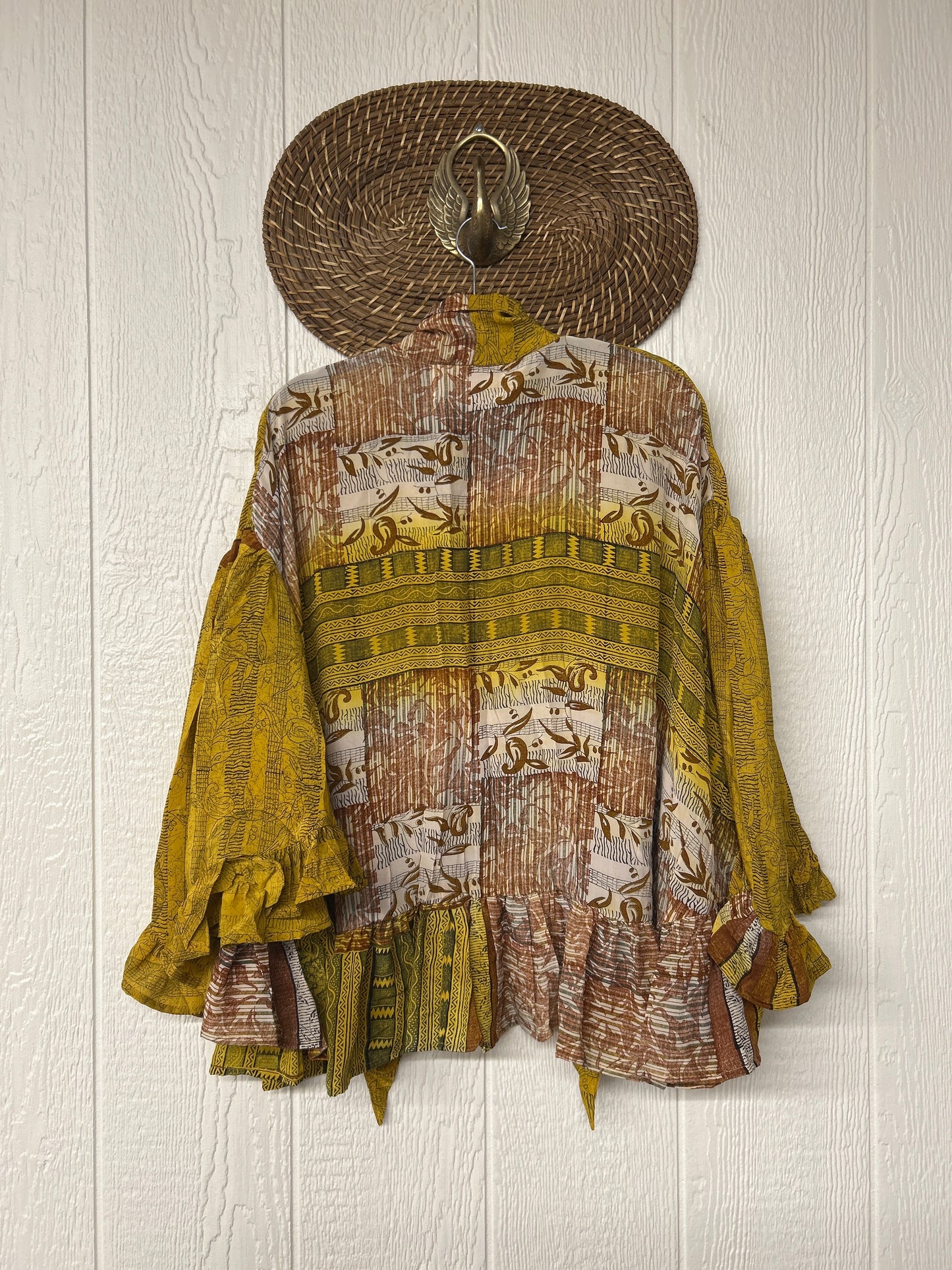 Crepe Sari Wild Rose Top 1225 172