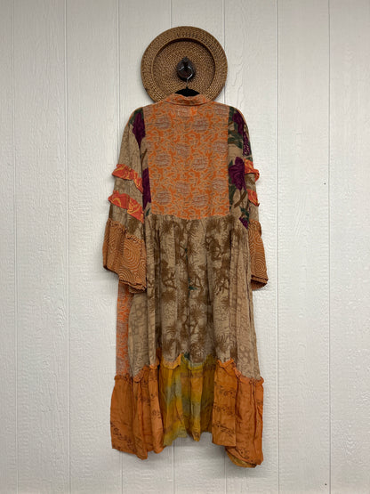 Crepe Sari Rhiannon Duster Dress 0226 187