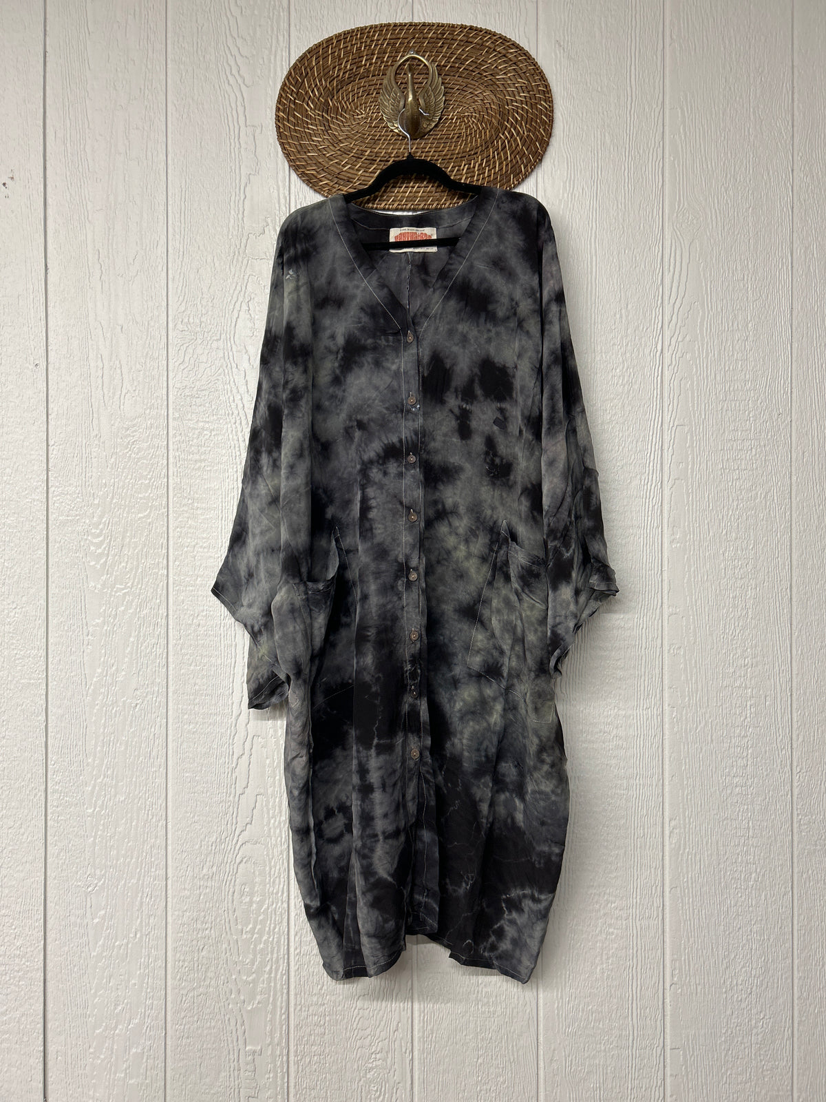 Crepe Sari Gaia Duster Dress 0826 071