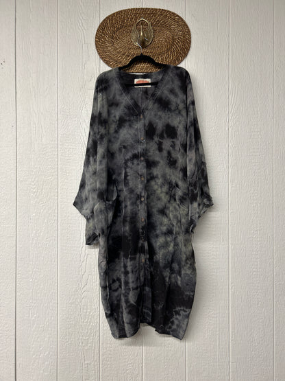 Crepe Sari Gaia Duster Dress 0826 071