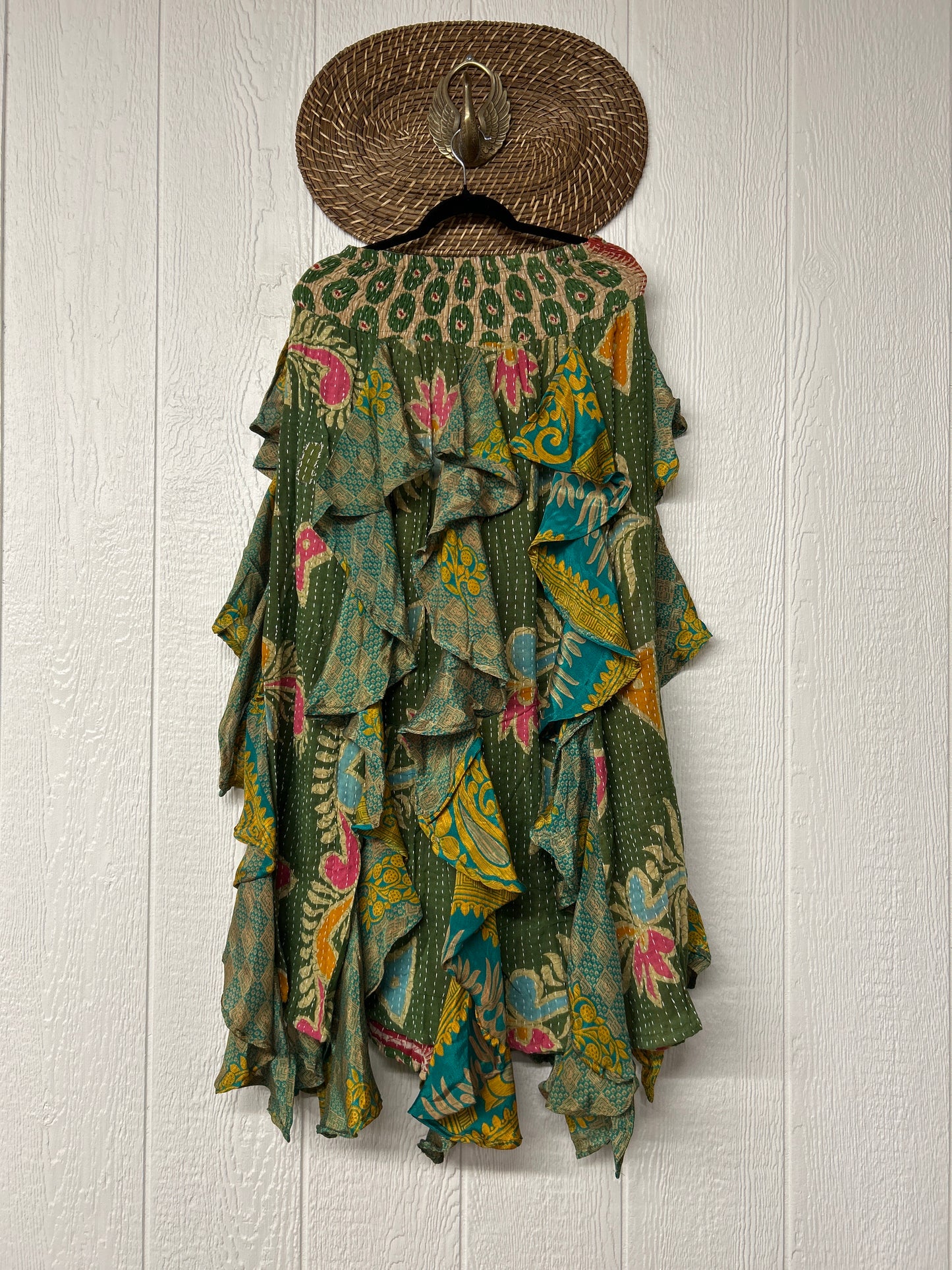 Pareo Kantha Willow Maxi Skirt 0826 193