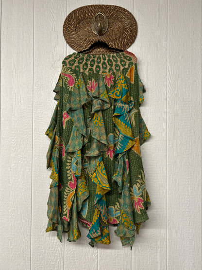 Pareo Kantha Willow Maxi Skirt 0826 193