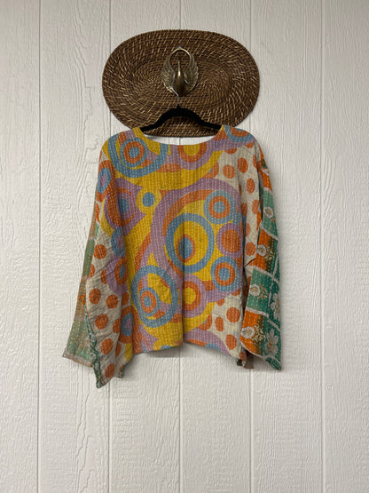 Pareo Kantha Wanderer Pocket Crop Top 0226 140