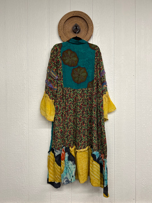 Crepe Sari Rhiannon Duster Dress 0226 265