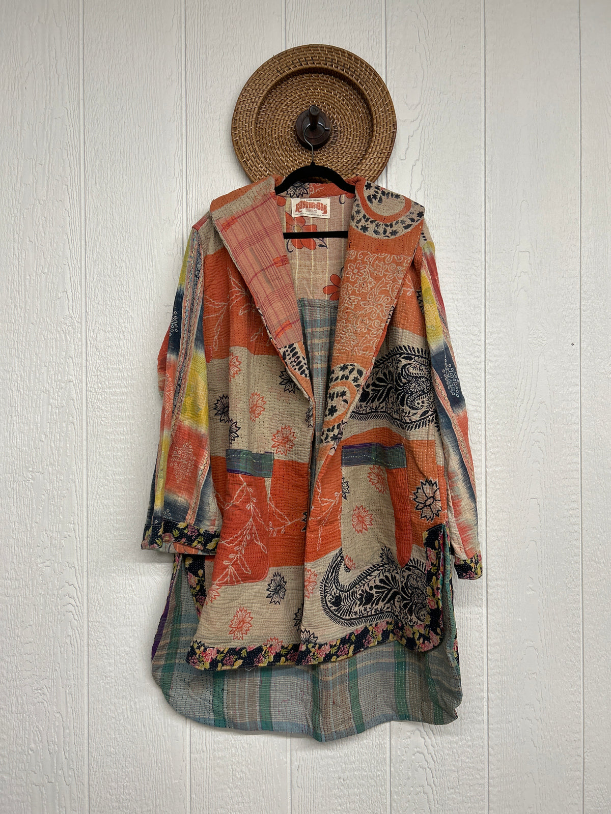 Fine Kantha Drifter Coat 1026 246