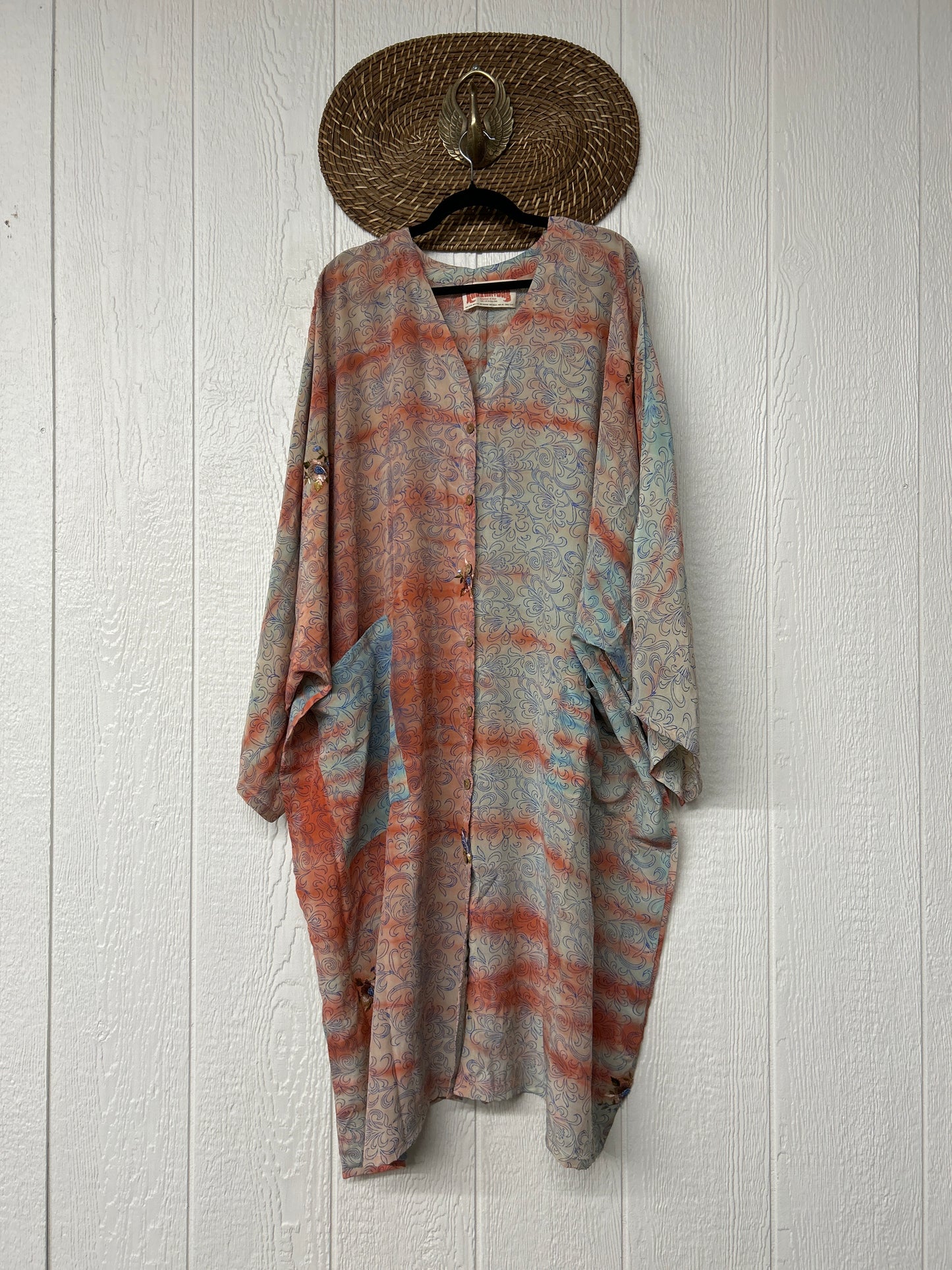 Crepe Sari Gaia Duster Dress 0426 247