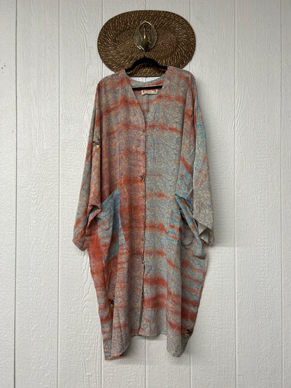 Crepe Sari Gaia Duster Dress 0426 247