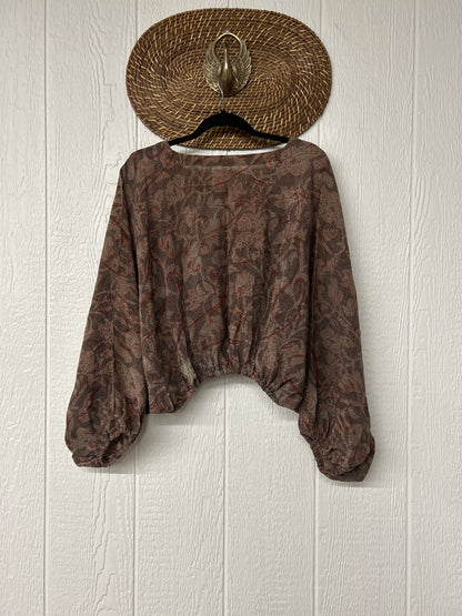 Crepe Sari Luna Crop Top 0126 249