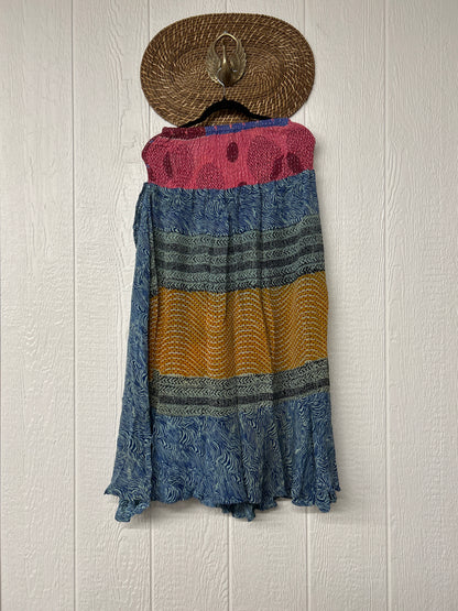 Crepe Sari Inner Peace Wrap Skirt 0626 123