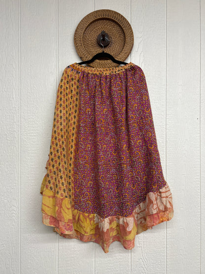 Pareo Kantha Wild Rose Skirt 0426 113