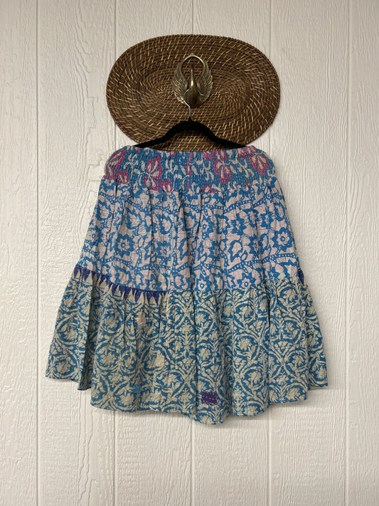 Pareo Kantha Meadow Skirt 0826 158