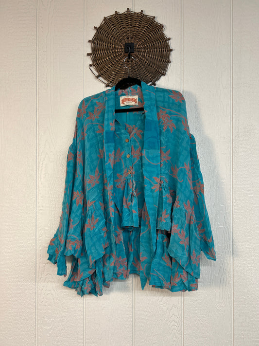 Crepe Sari Wild Rose Top 1026 008