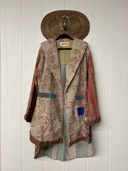 Fine Kantha Drifter Coat 1026 160