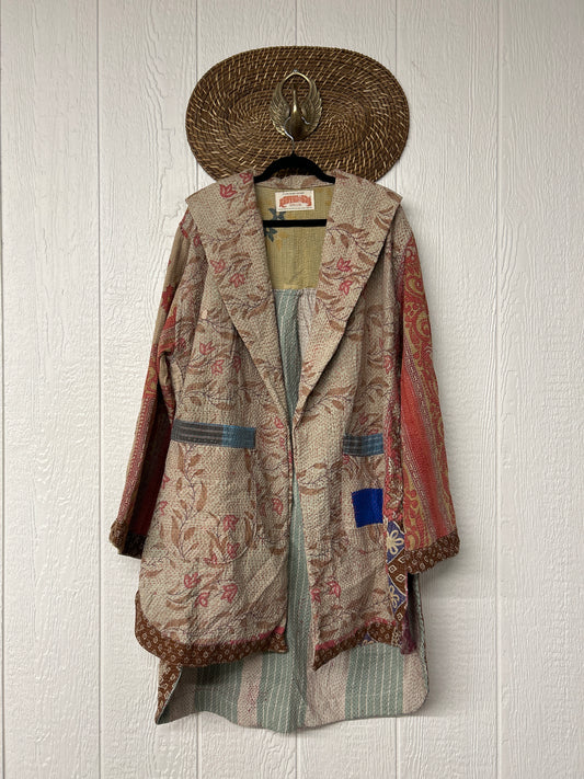 Fine Kantha Drifter Coat 1026 160