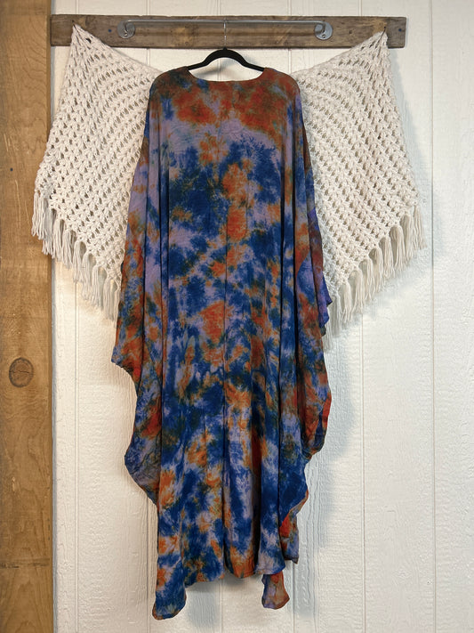 Crepe Sari Bowie Muu Dress 0826 079