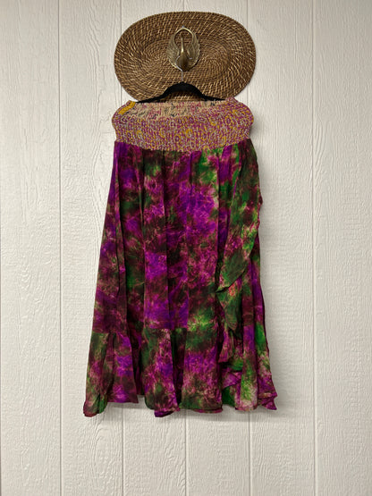 Crepe Sari Inner Peace Wrap Skirt 0626 086