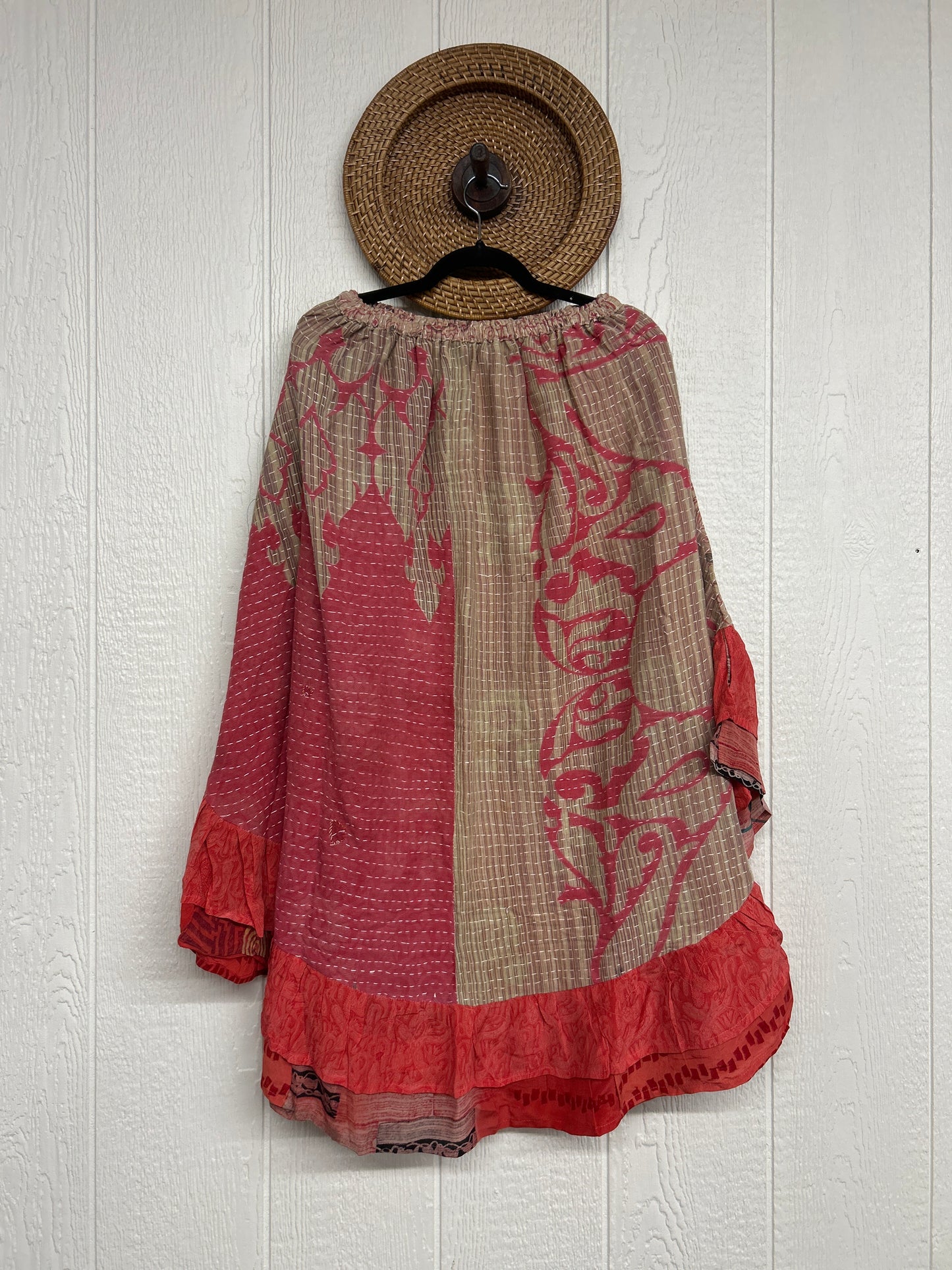 Pareo Kantha Wild Rose Skirt 0426 152