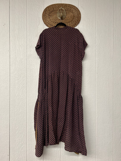 Crepe Sari Summer Evermore Kimono 0726 084