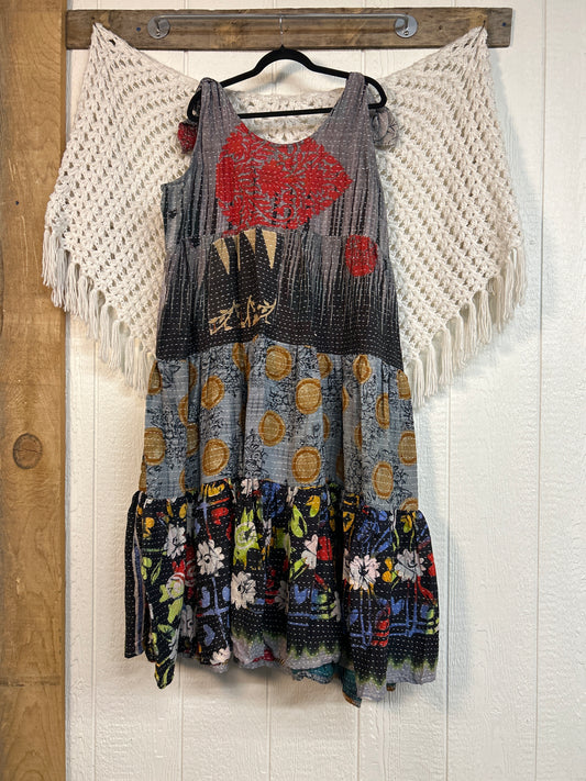 Pareo Kantha Celeste Maxi 0326 116