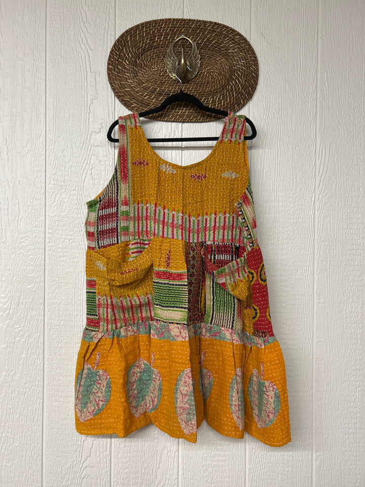 Kantha Meadow Mini Dress 0625 081