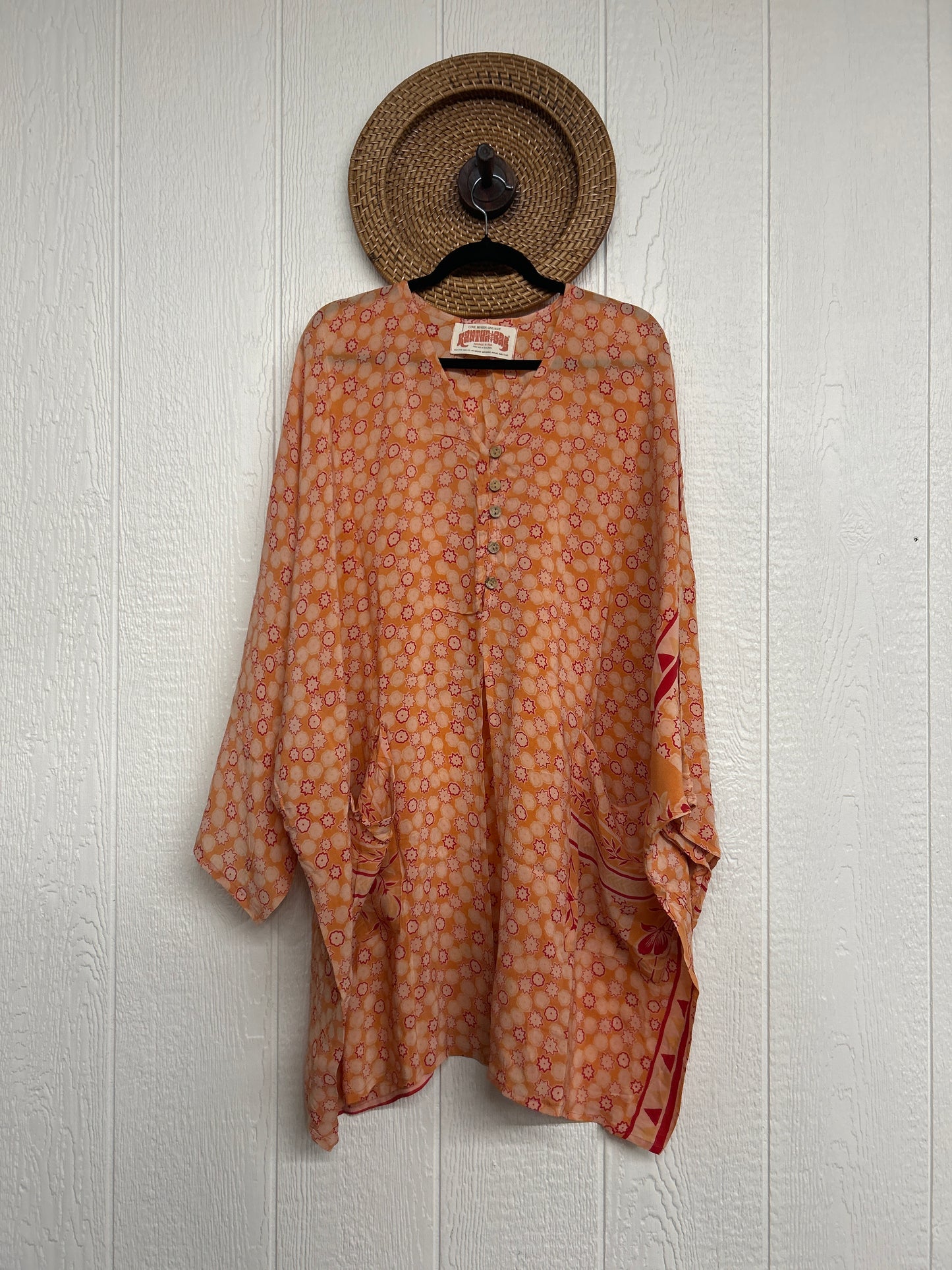 Crepe Sari Gaia Split Tunic 0226 027