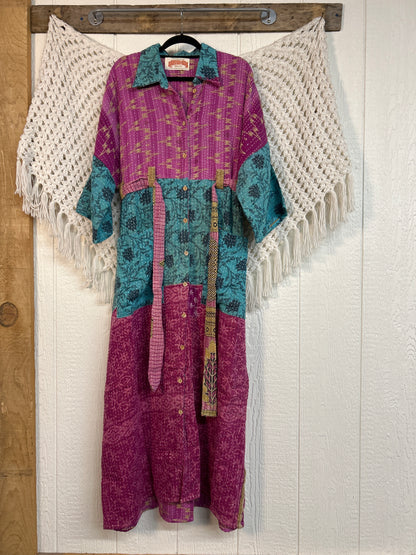 Pareo Kantha Gravity Duster Dress 0226 204