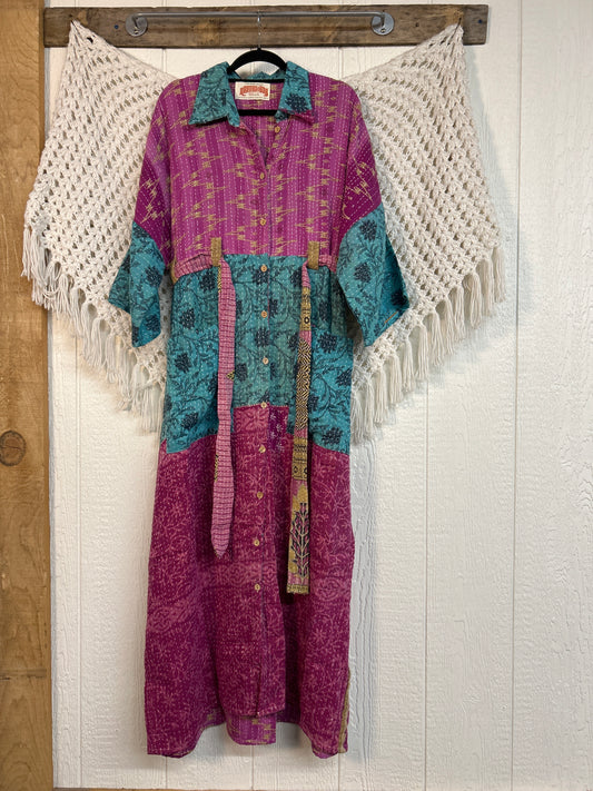 Pareo Kantha Gravity Duster Dress 0226 204