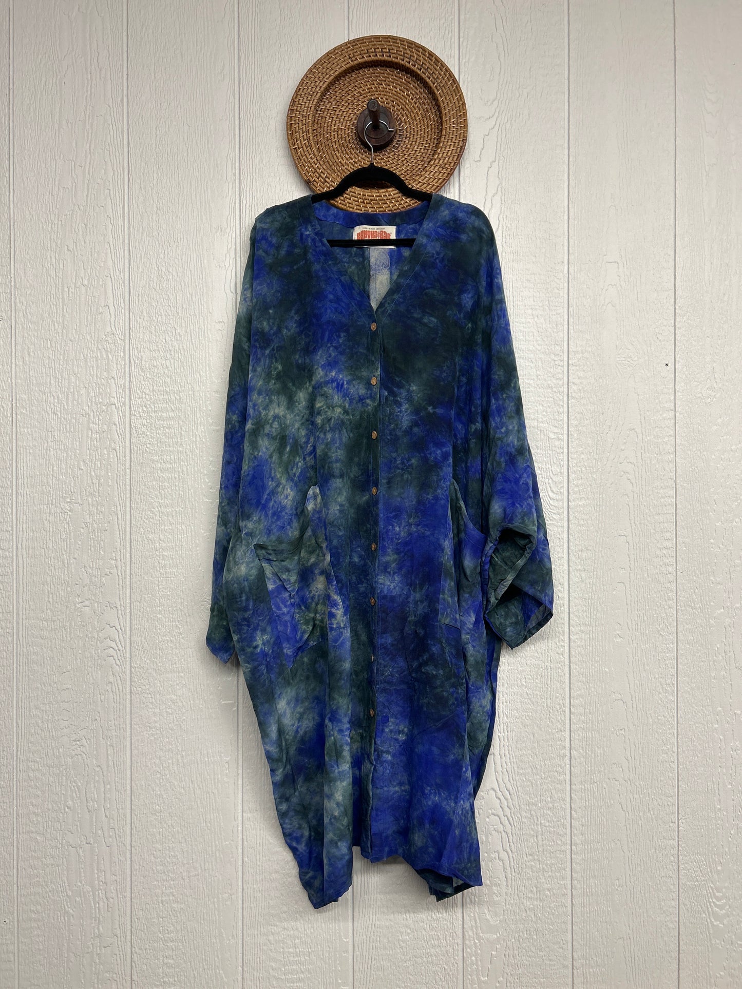 RETAIL Crepe Sari Gaia Duster Dress 0426 062