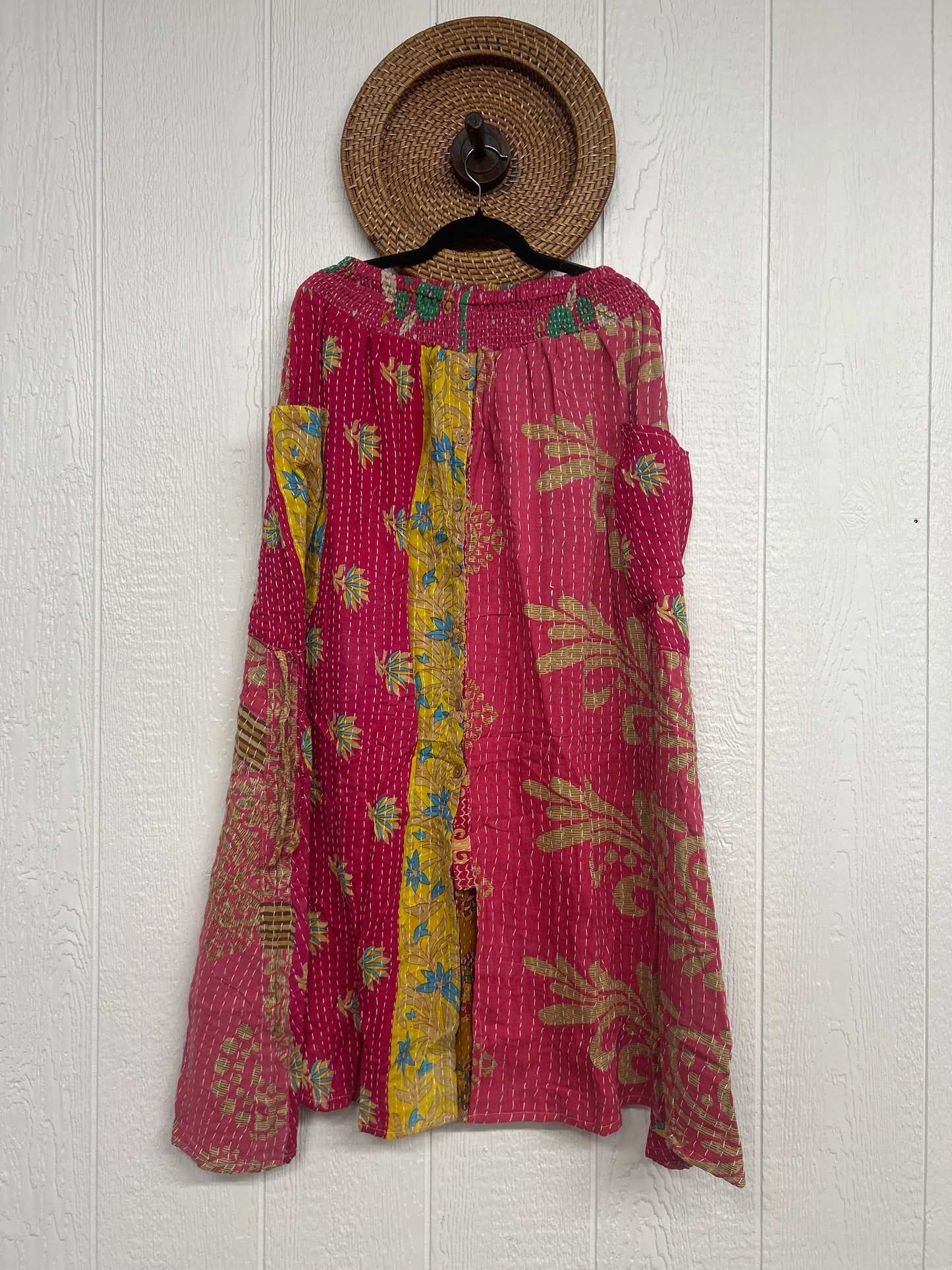 Pareo Kantha Butterfly Cargo Skirt 0426 160