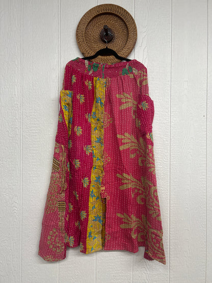 Pareo Kantha Butterfly Cargo Skirt 0426 160