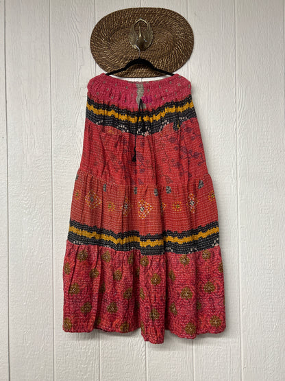 Pareo Kantha Lotus Maxi Skirt 0826 104