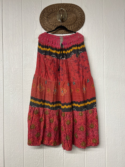 Pareo Kantha Lotus Maxi Skirt 0826 104