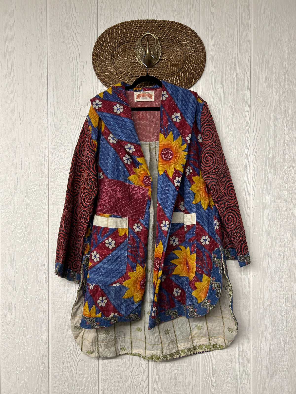 Fine Kantha Drifter Coat 1026 122
