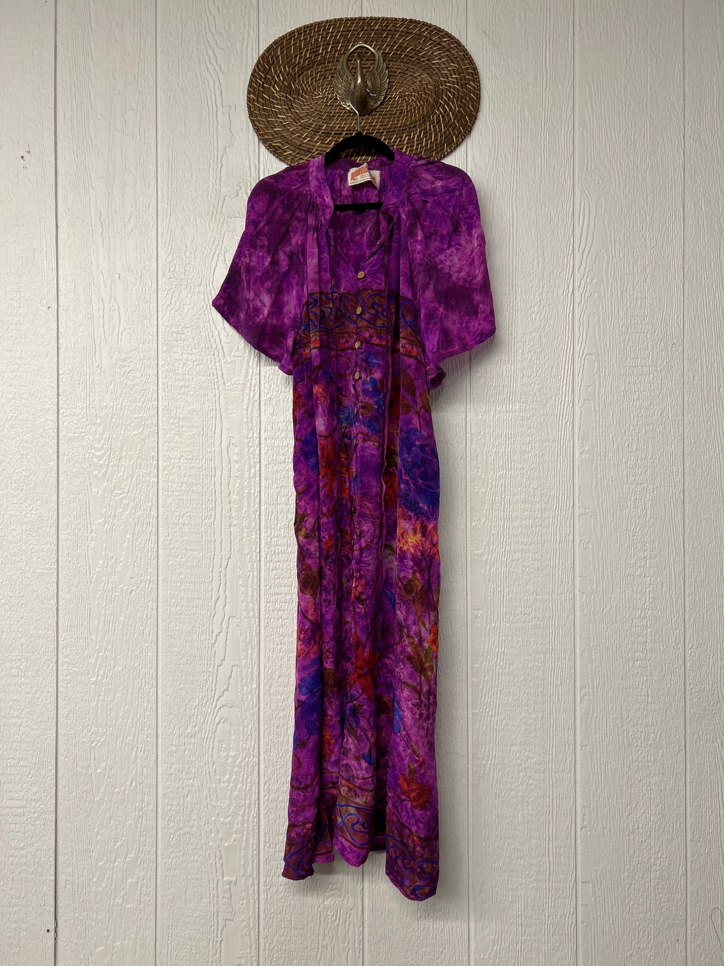 Crepe Sari Summer Woodstock Duster 0626 230