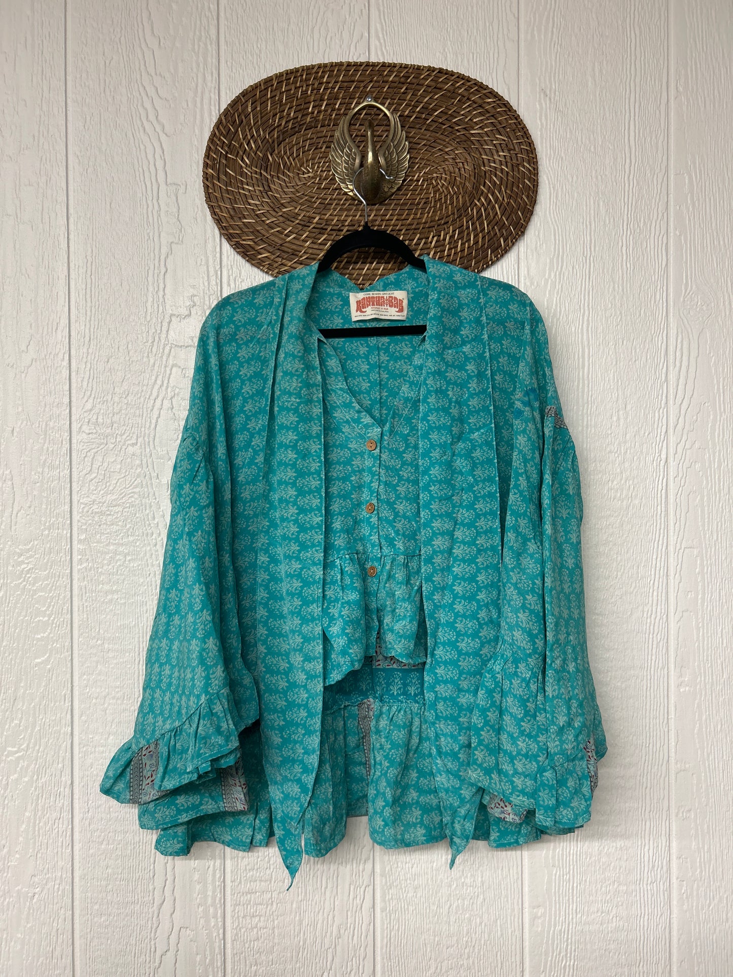 Crepe Sari Wild Rose Top 1225 225